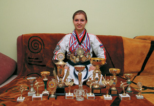 Екатерина Шеремет, чемпионка мира, обладательница Кубка мира по каратэ